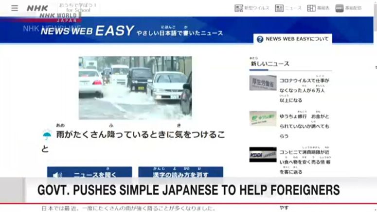 Survey: Nearly 50% say 'Easy Japanese' necessary