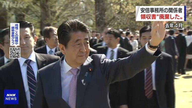 Sources: Abe's office disposed of party receipts