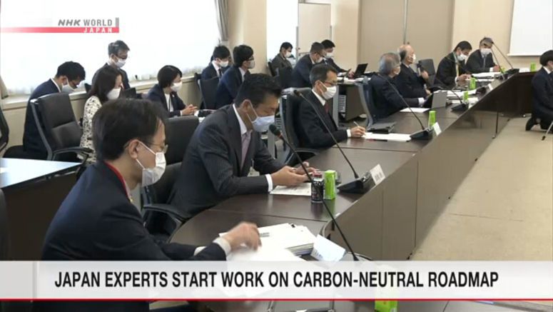 Japan experts start work on carbon - neutral roadmap Japan experts start work on carbon-neutral roadmap