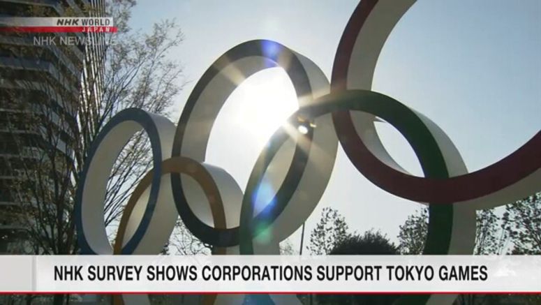 NHK survey shows corporations support Tokyo games