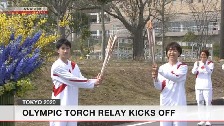 Olympic torch relay kicks off in Fukushima