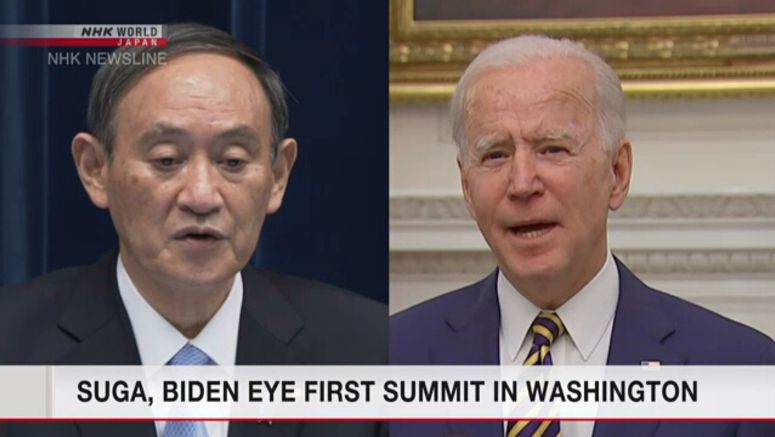 Suga may visit US next month for talks with Biden