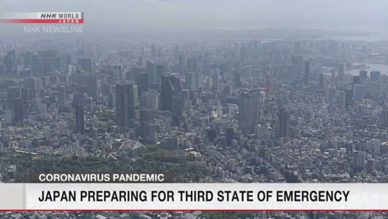 Japan preparing for third state of emergency