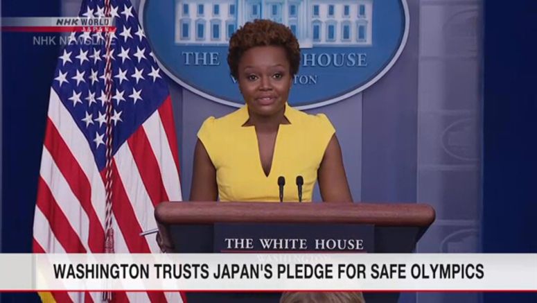 Washington trusts Japan's pledge for safe Olympics