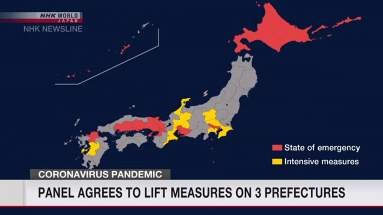 Panel okays lifting restrictions on 3 prefectures