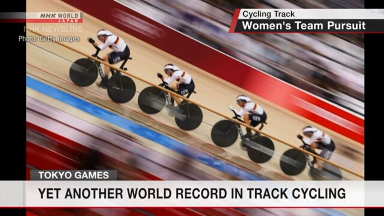 6 world records tumble at Olympic cycling track