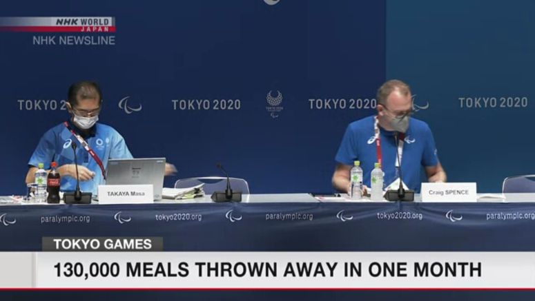 130,000 Tokyo Olympic meals wasted