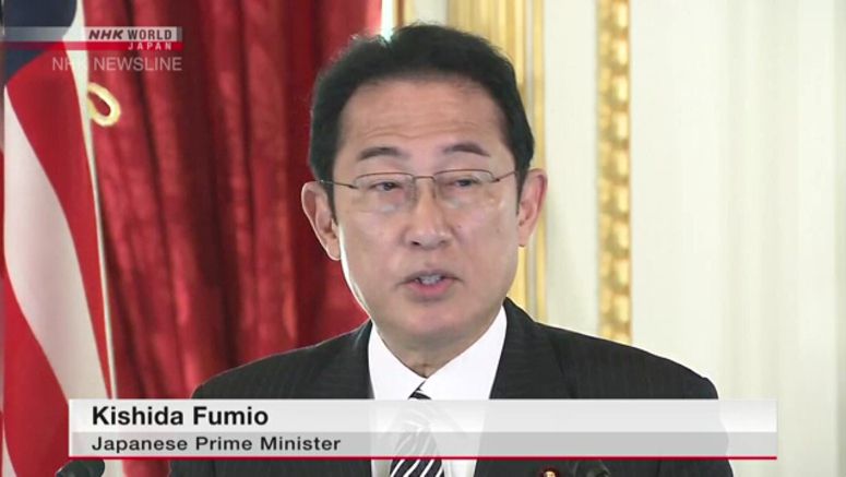 Kishida expresses Japan's intention to join IPEF, work closely with US