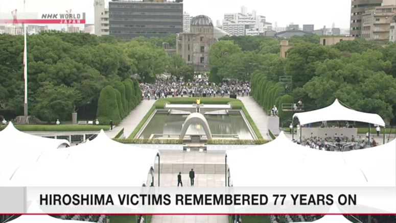 Hiroshima marks 77th anniversary of atomic bombing Hiroshima marks 77th anniversary of atomic bombing