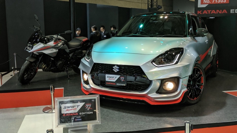Suzuki's Angry Swift Sport Katana Edition Muscles Up With Flared Fenders In Tokyo