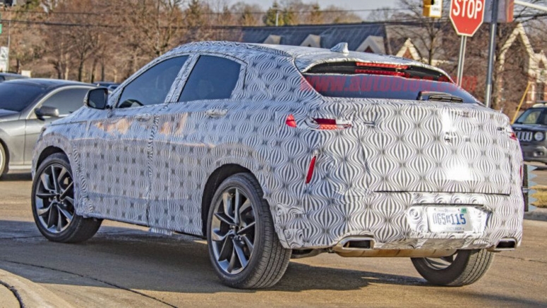 Infiniti QX55 coupe crossover spied for the first time