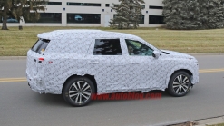 2021 Nissan Pathfinder three-row crossover spied for the first time