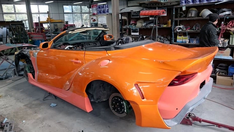 This One-Off 2020 Toyota Supra Roadster Is Actually A Lexus SC With A 2JZ-GTE