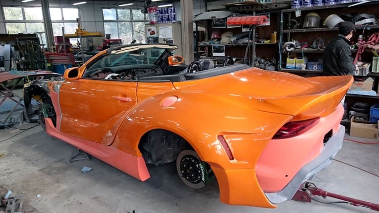 This One - Off 2020 Toyota Supra Roadster Is Actually A Lexus SC With A 2JZ - GTE This One-Off 2020 Toyota Supra Roadster Is Actually A Lexus SC With A 2JZ-GTE