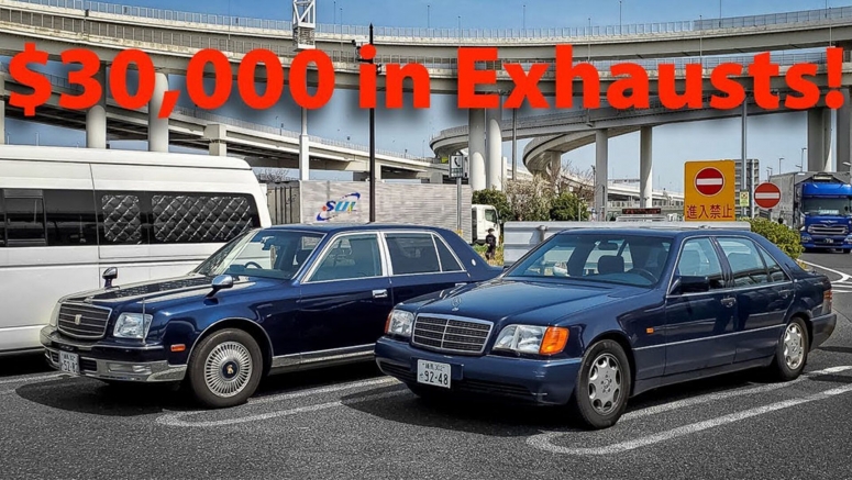 Super Loud Modded Toyota Century And Mercedes S600 Remind Us Of The V12's Greatness Super Loud Modded Toyota Century And Mercedes S600 Remind Us Of The V12's Greatness