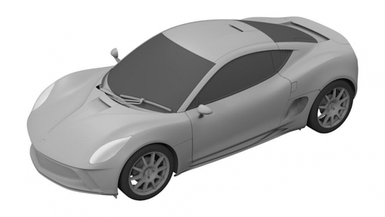 Yamaha, Gordon Murray's canceled sports car shown in patent drawings Yamaha, Gordon Murray's canceled sports car shown in patent drawings