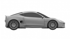 Yamaha, Gordon Murray's canceled sports car shown in patent drawings