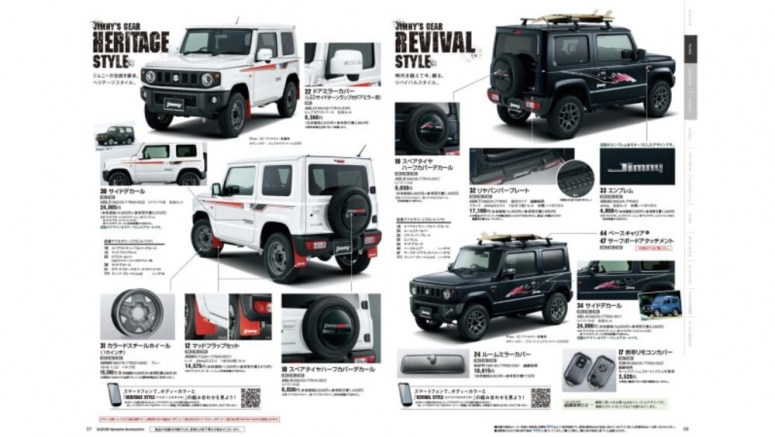 New retro graphics for the Suzuki Jimny 4x4