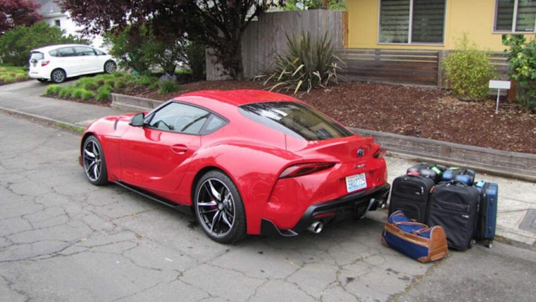 2020 Toyota GR Supra Luggage Test | How big is the trunk?
