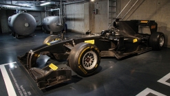 2009 Toyota TF109 Formula One car crossing the auction block