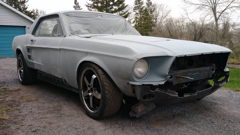 Someone Dropped A 1967 Ford Mustang Body On A Mazda RX-8