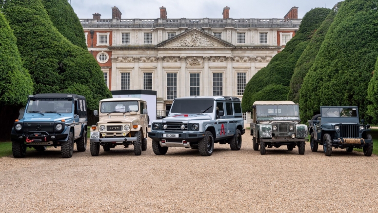 See The New Ineos Grenadier Next To Classic Toyota FJ40, Willys Jeep And Mercedes G-Class