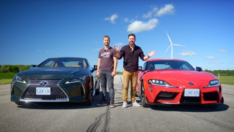 Lexus LC500 And Toyota Supra Are Very Different Yet Quite Well Matched