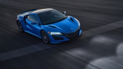 Acura NSX Drifts Into 2021 With Heritage-Inspired Long Beach Blue Pearl Paint Job