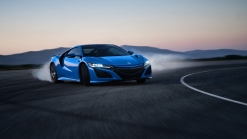 Acura NSX Drifts Into 2021 With Heritage-Inspired Long Beach Blue Pearl Paint Job