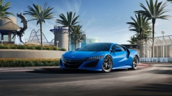 Acura NSX Drifts Into 2021 With Heritage-Inspired Long Beach Blue Pearl Paint Job