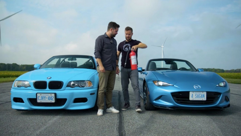 Unreliable 2001 BMW M3 Convertible Races A… 2016 Mazda Miata?