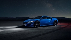 Acura NSX Drifts Into 2021 With Heritage-Inspired Long Beach Blue Pearl Paint Job