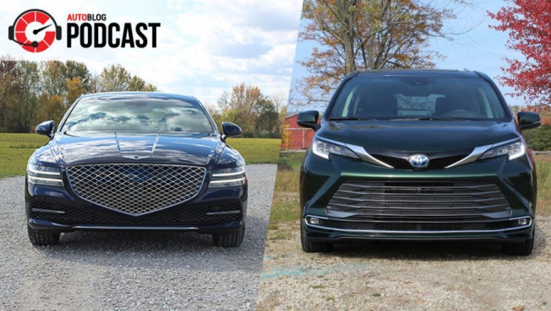 Autoblog Podcast #652: Driving the 2021 Genesis G80 and Toyota Sienna