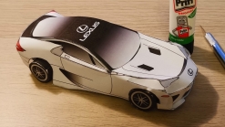 Celebrate 10 Years Of The Lexus LFA By Making Your Own Paper Scale Model