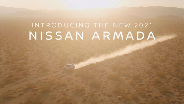 2021 Nissan Armada SUV teased in brief trailer