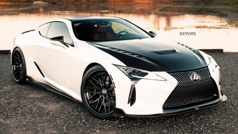 Lexus LC500 Looks Even Better With These ‘Carbon Fiber' Wheels