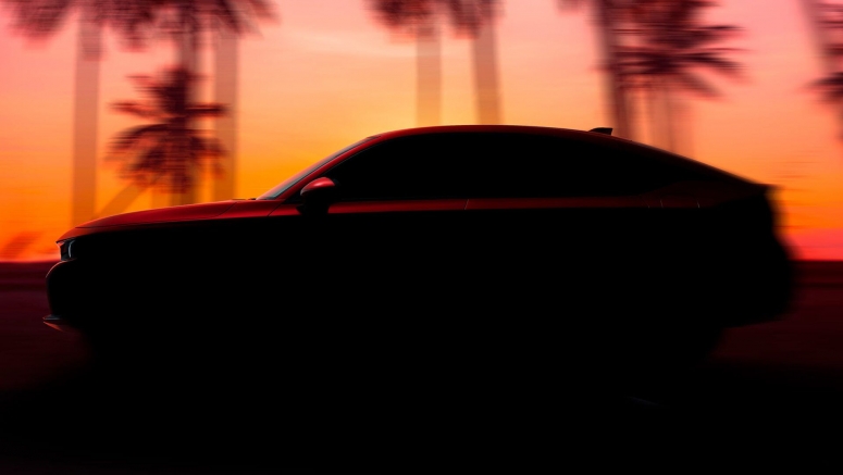 2022 Honda Civic Hatchback Teased Before June 23 Unveiling