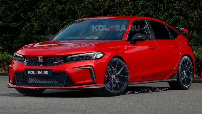 Here's What The 2023 Honda Civic Type R Looks Like If You Render Away The Camouflage