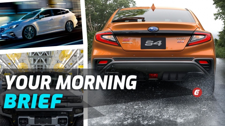 Japan's New Subaru WRX & Levorg STi, And GMC Hummer EV's First Deliveries: Your Morning Brief