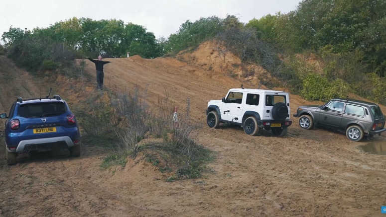 Suzuki Jimny Proves Itself Against A Lada Niva And A Dacia Duster