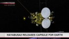 Space probe Hayabusa2 releases capsule